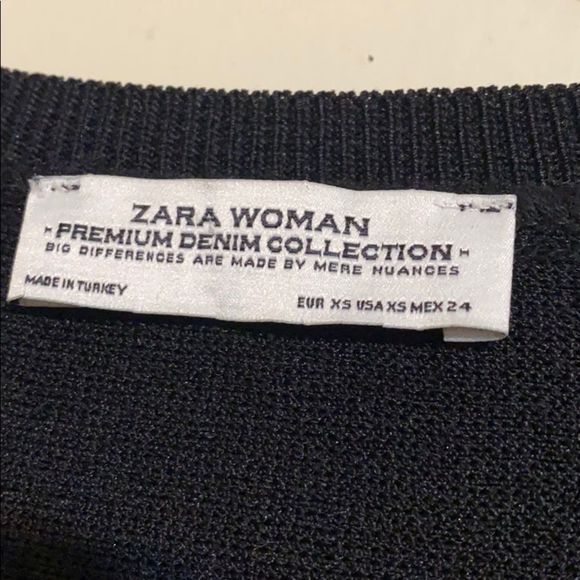 Zara cut out long sleeve top - Picture 3 of 5